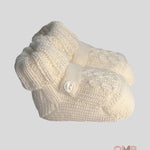 Babbucce Neonata Baby Lord 702 panna 702 BIANCO BABY LORD 