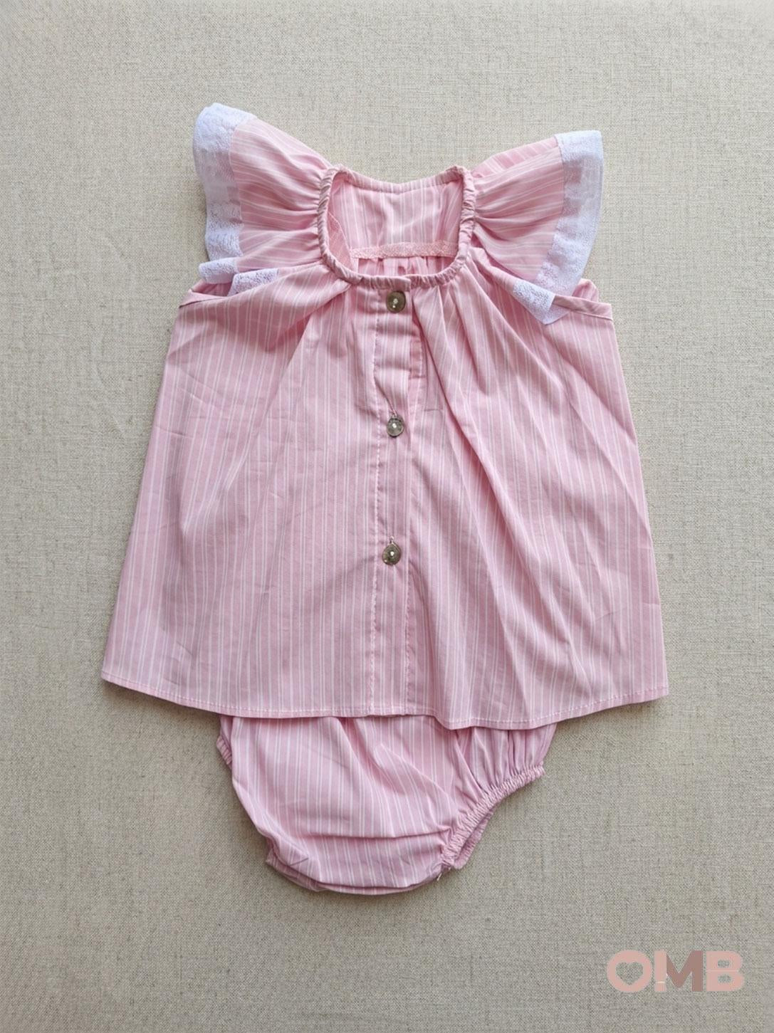 Completo neonata PYPE ALETTAPANAREA Rosa<BR/> ALETTA-PANAREA RIGA PYPE 