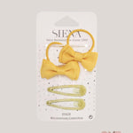 Set mollette e codini Siena Neonata 6812 giallo 6812 GIALLO SIENA 