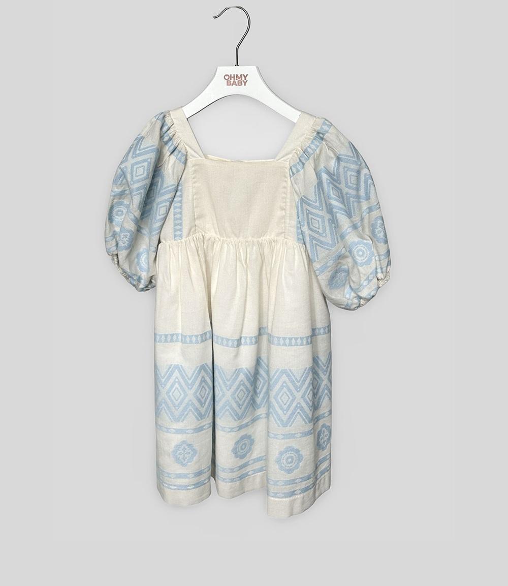 Abito Lalalu bimba VTL80AZZURRO beige VTL80 AZZURRO LALALU 