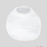 Bavetta Neonata Calamaro Baby 74021 bianca<BR/> 74021 BIANCO CALAMARO BABY 