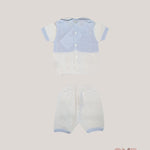 Set nascita PRIMODI BEBE neonato 3601 25 9 10 Bianco 3601.25-9-10 BIANCO-CIELO PRIMODI BEBE 