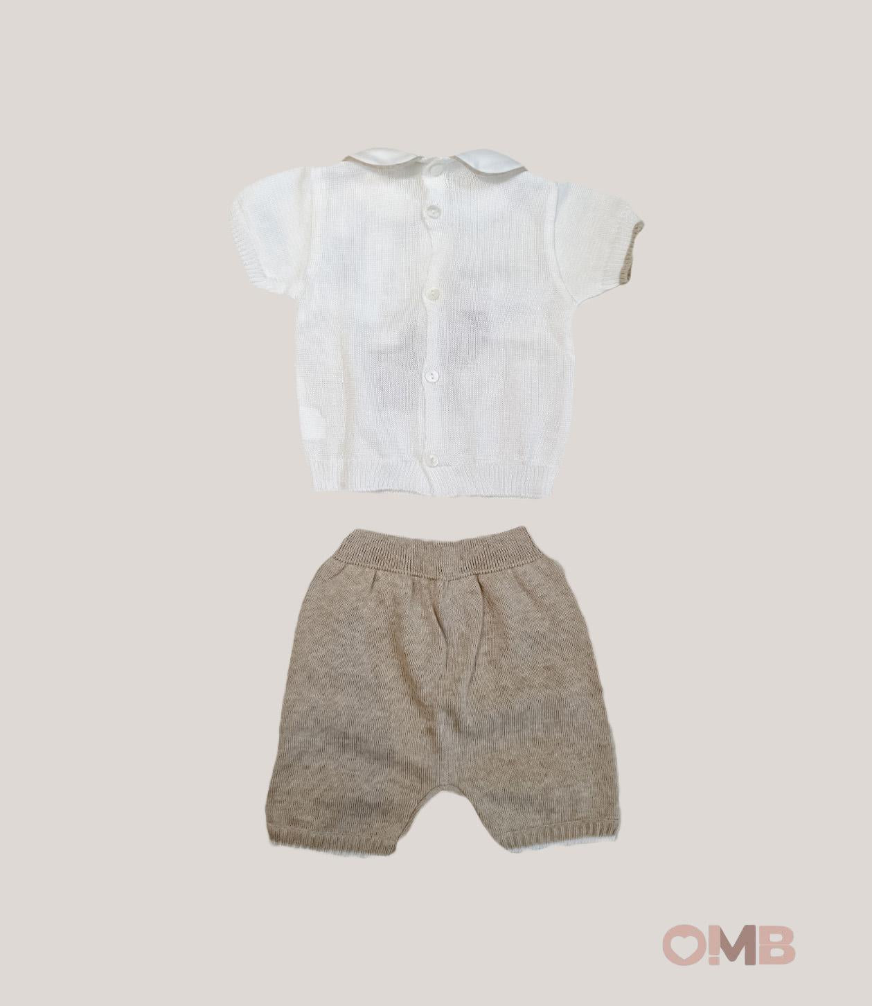 Completo PRIMODI BEBE neonato 3405 25 Bianco 3405.25 TORTORA PRIMODI BEBE 