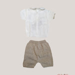 Completo PRIMODI BEBE neonato 3405 25 Bianco 3405.25 TORTORA PRIMODI BEBE 