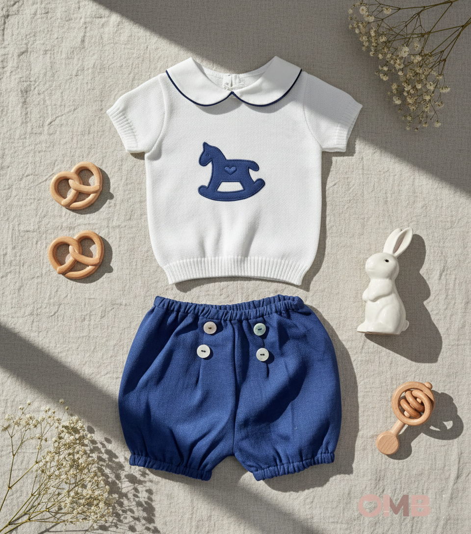 Completo BABY LORD neonato 593 Blu 593 BLU-BIANCO BABY LORD 