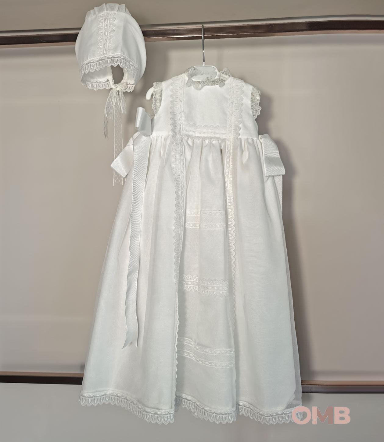 Abito neonata NISERET 5698 Panna<BR/> 5698 PANNA NISERET 