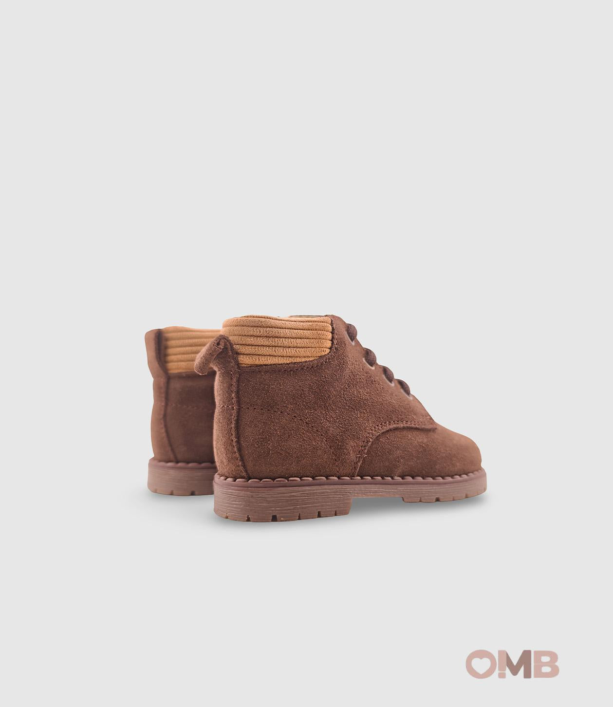 Stivali PANYNO bambino B3721 Cioccolato B3721 PIEL SERRAJE SEDA CHOCOLATE PANYNO 