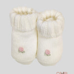 Babbucce Neonata PEPECE' 791 Bianche<BR/> 791 BCO-ROSA PEPECE' 