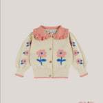 Cardigan EMILE ET IDA neonata AD182 Beige AD182 BEIGE EMILE ET IDA 