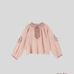 Bluse Emile et Ida bambina AC046 Rosa AC046 ROSA EMILE ET IDA 