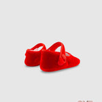 Scarpe culla PANYNO neonata A2501 Rosse A2501 PIEL SMART TERCIOPELO ROJO PANYNO 