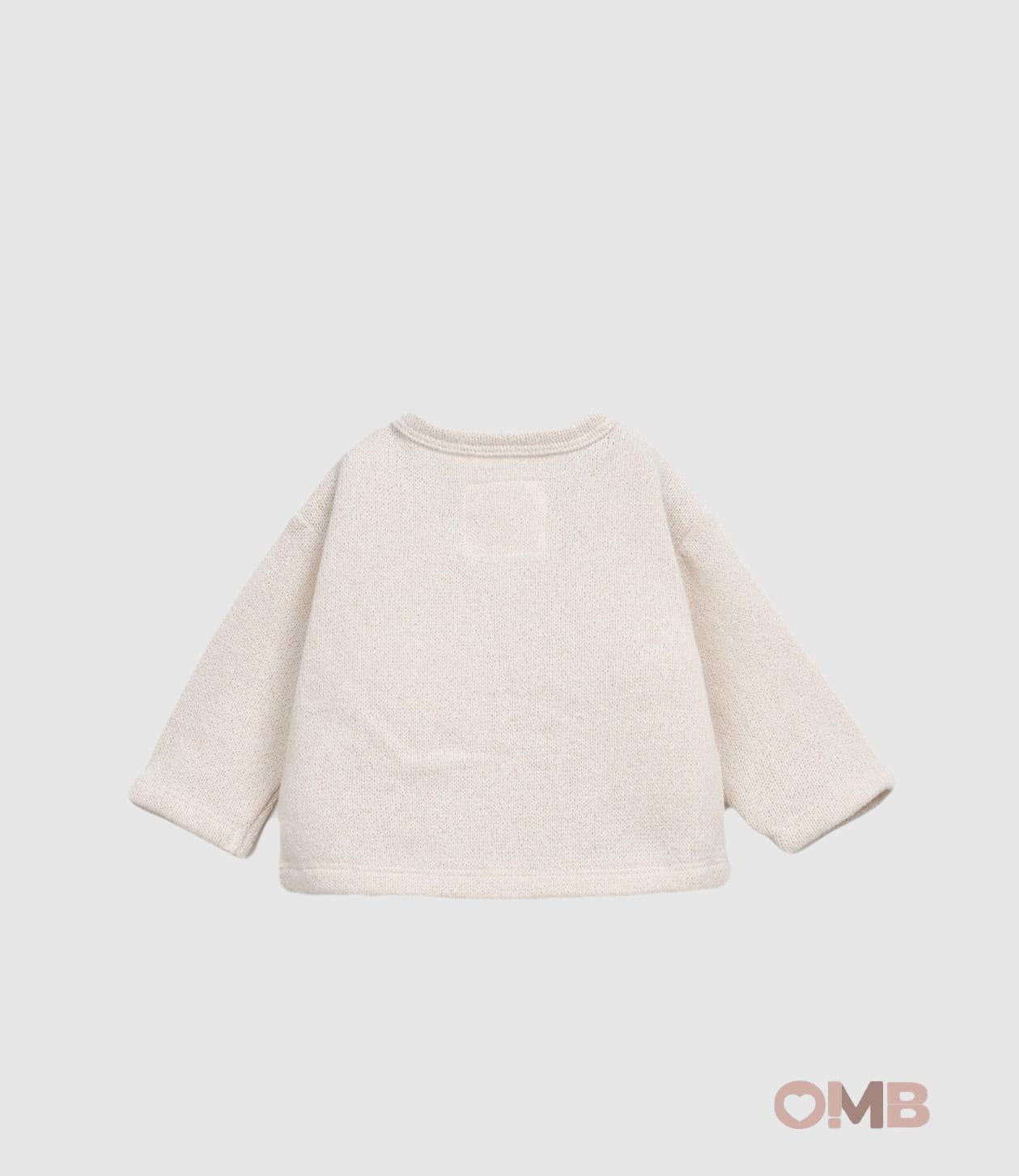 Cardigan Play Up neonata 1AR10904 Beige 1AR10904 NATURALE PLAY UP 