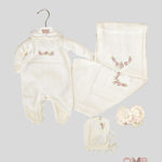 Set neonata BIMBI CHIC ALICE Bianco ALICE BCO-ROSA BIMBI CHIC 