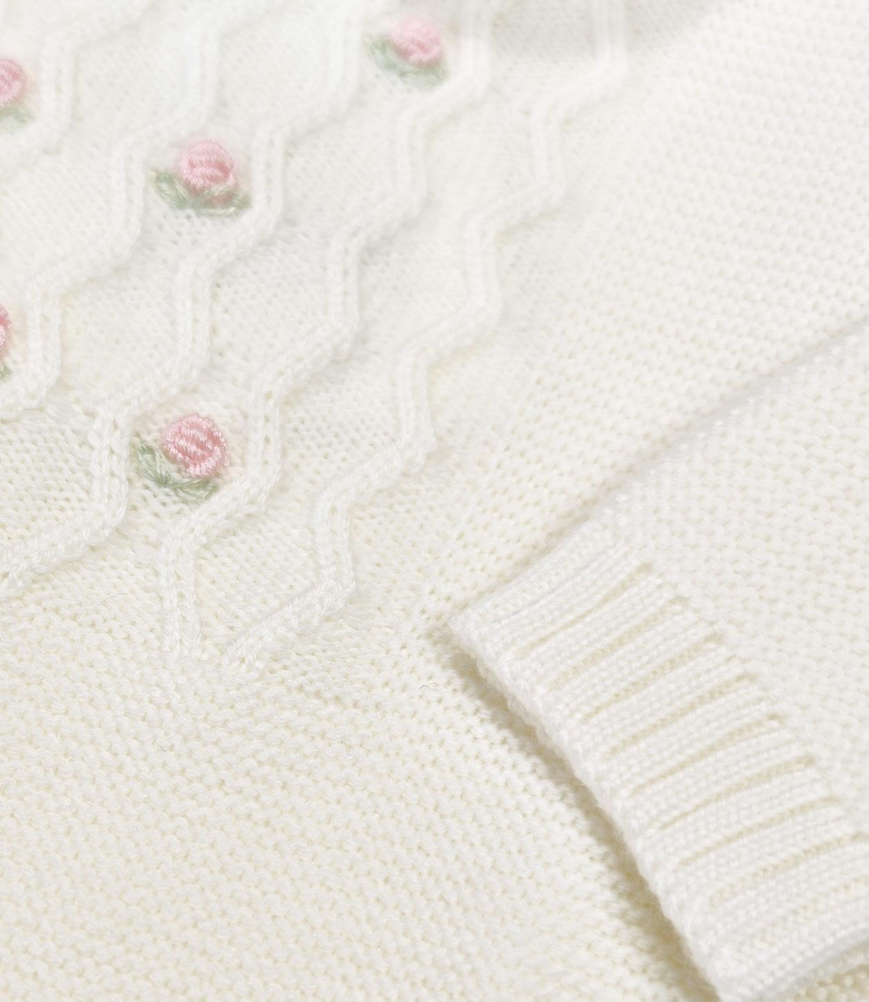 Tutina Neonata PEPECE' 7710 Bianca 7710 BCO-ROSA PEPECE' 