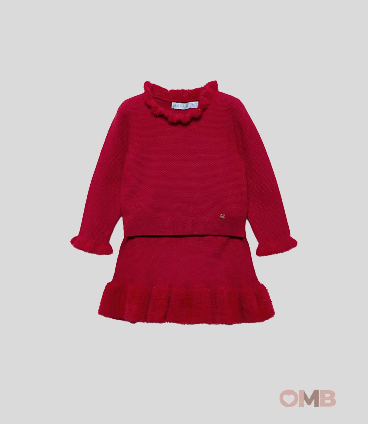 Completo neonata ABEL&LULA 5513 Rosso 5513 ROSSO ABEL&LULA 