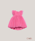 Abito ABEL&LULA neonata TULLE VOLANT 5012 Rosa