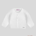 Cardigan neonata Condor 511 Bianco manica lunga punto legaccio bottoncini 511 200 CONDOR 