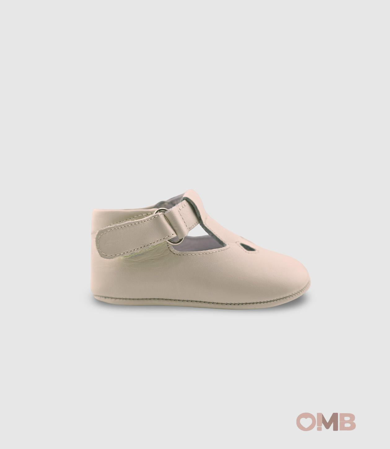 Scarpe PANYNO neonata A2414 Beige A2414 PIEL SETA VANILLA PANYNO 