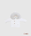 Cappotto Pangasa neonata 1406009 Bianco