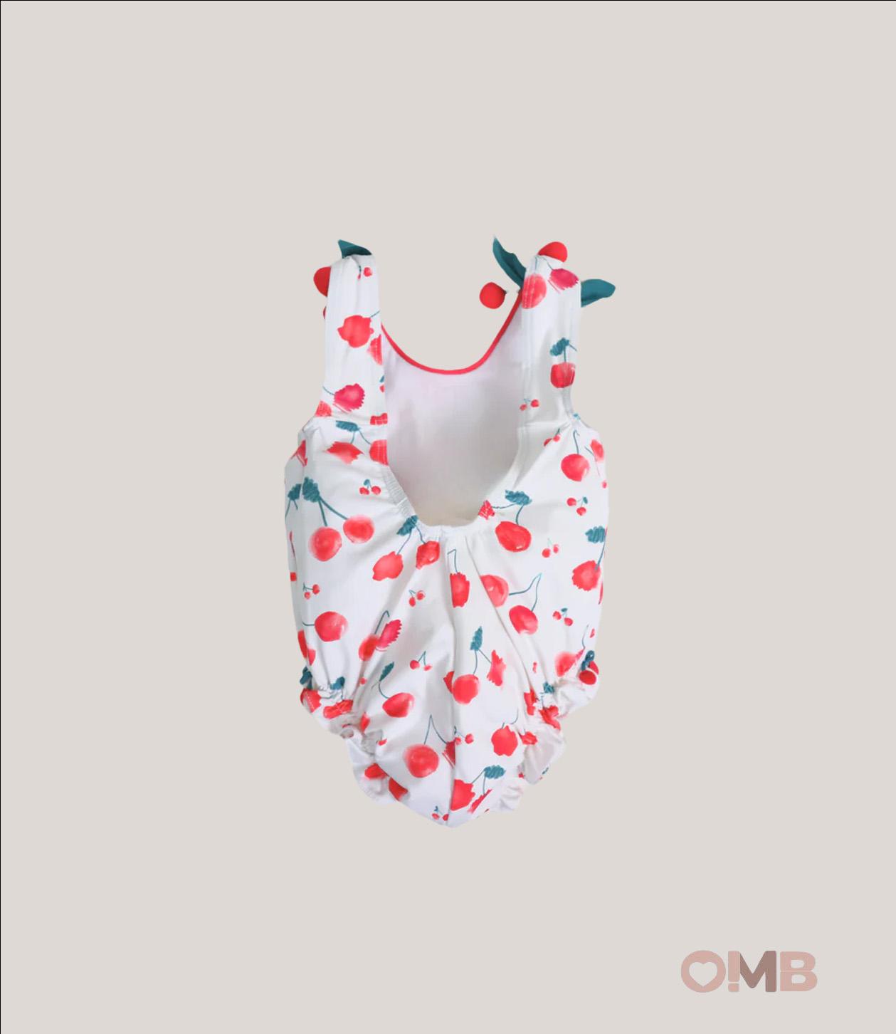 Costume neonata AL AGUA PATOS V2602 Bianco V2602 CEREZAS AL AGUA PATOS 