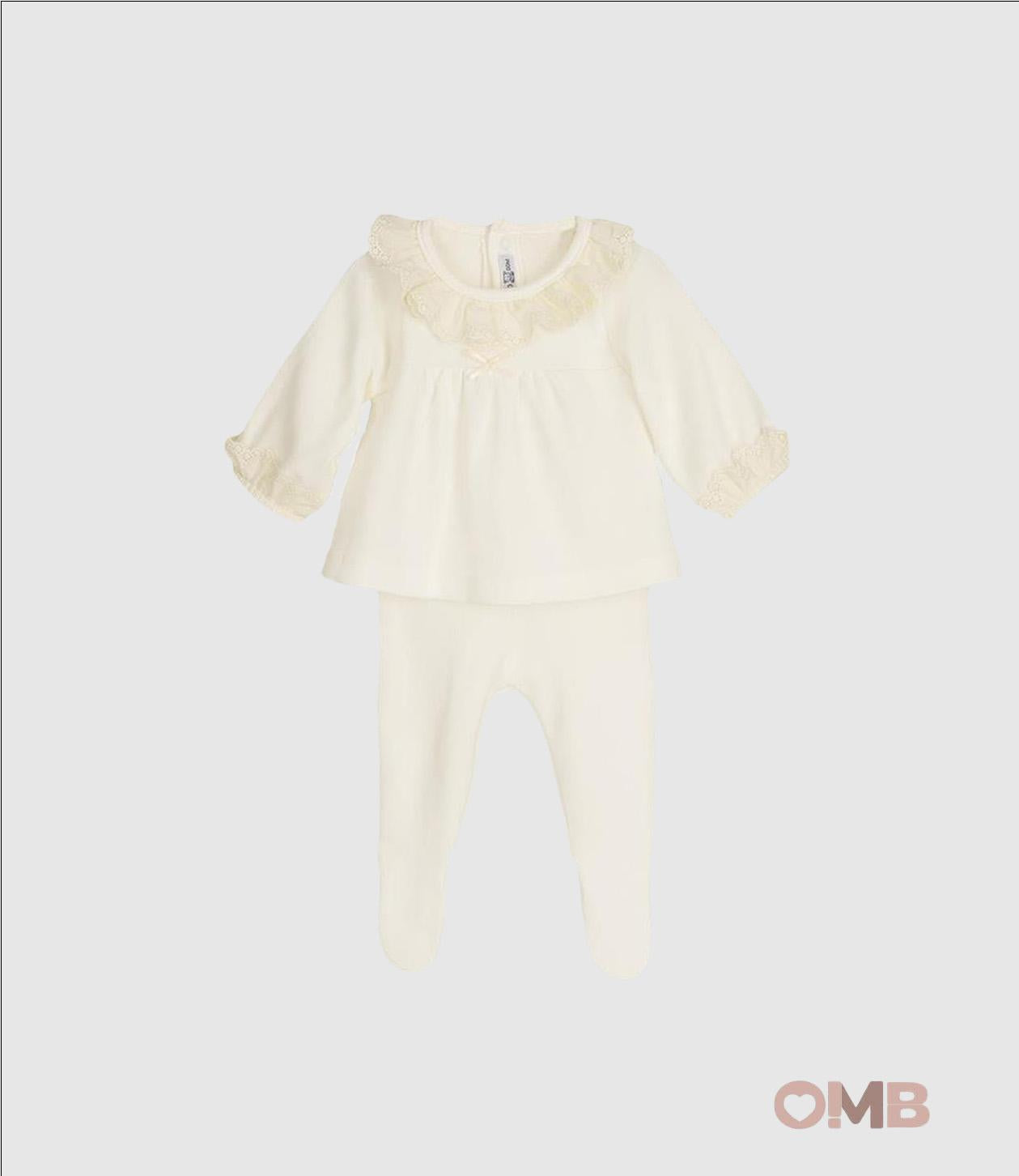 Completo CALAMARO BABY neonata 11167 Crudo 11167 CRUDO CALAMARO BABY 