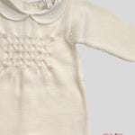 Tutina Neonata Primodi Bebè 3517 panna rosa 3517 ROSELLINA PRIMODI BEBE 