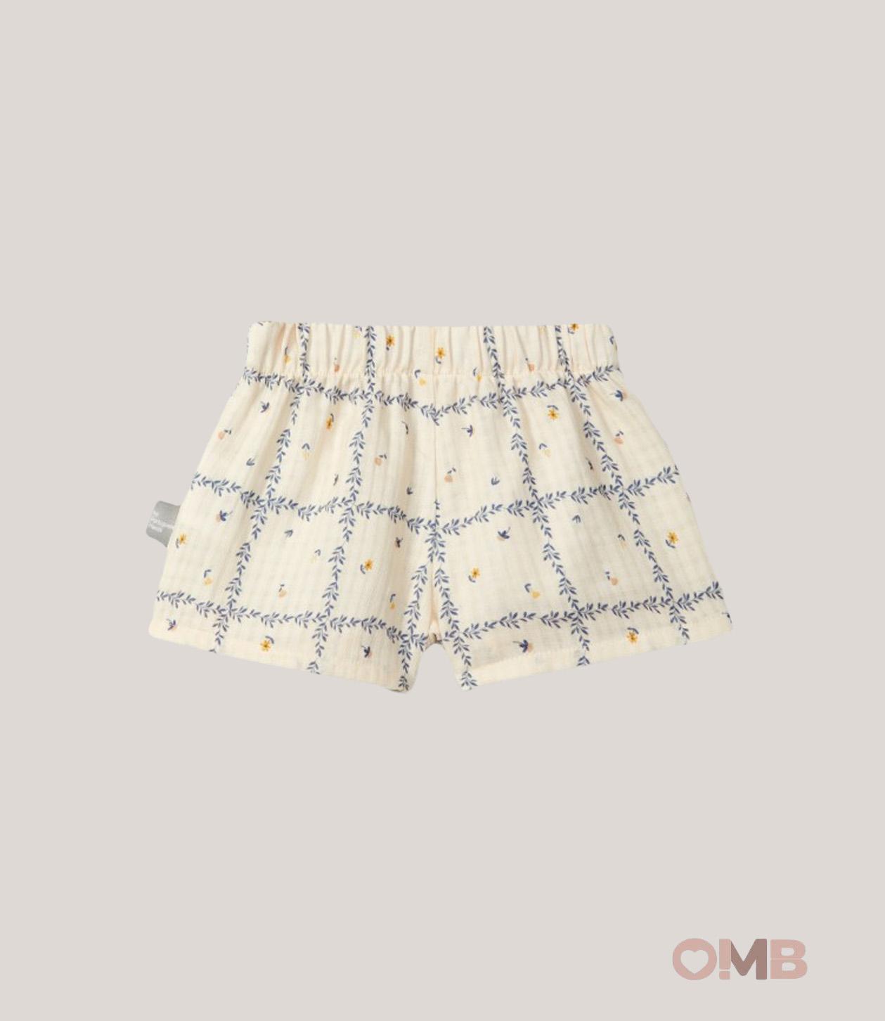 Short neonata SNUG 6S095A Crema 6S095A FIORI SNUG 