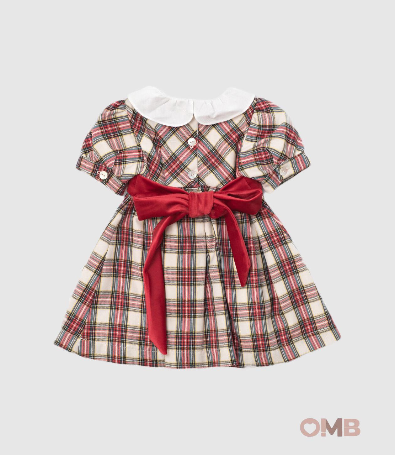 Abito COCCODE neonata C62914 Tartan C62914. TARTAN COCCODE 