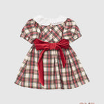 Abito COCCODE neonata C62914 Tartan C62914. TARTAN COCCODE 