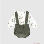 Completo CALAMARO BABY neonato 11201 Verde 11201 VERDE CALAMARO BABY 