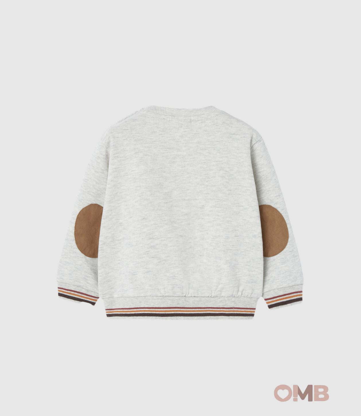 Felpa BOBOLI bambino 339050 Ecru 339050 ECRU BOBOLI 