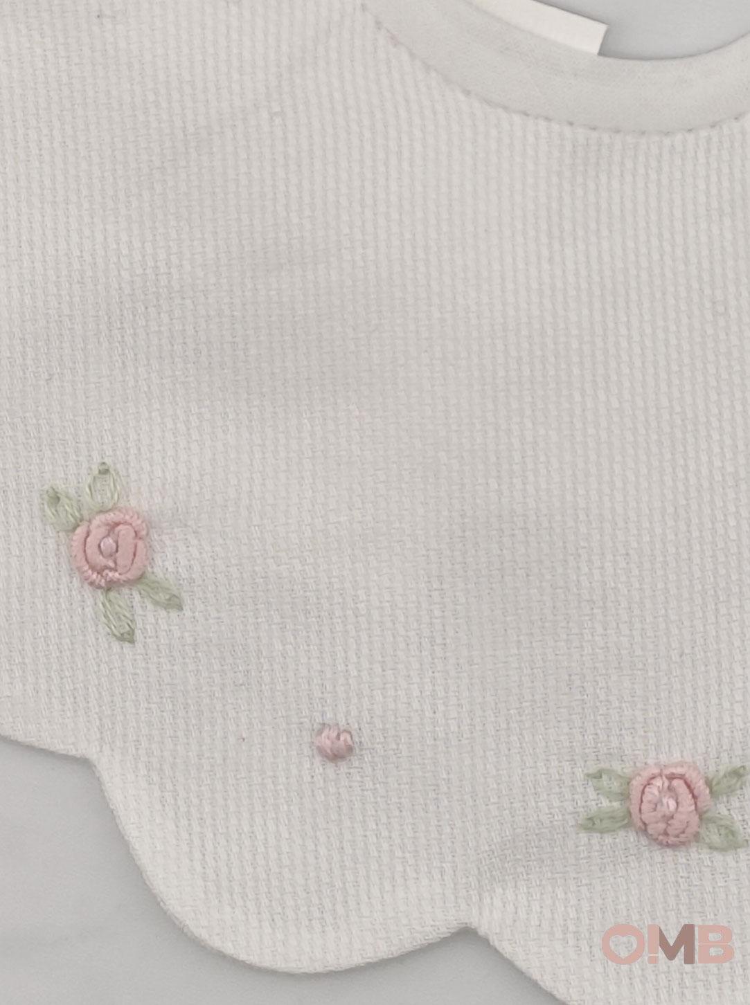 Bavetta neonata PEPECE' 305 Bianca 305 CIANCO/ROSA PEPECE' 