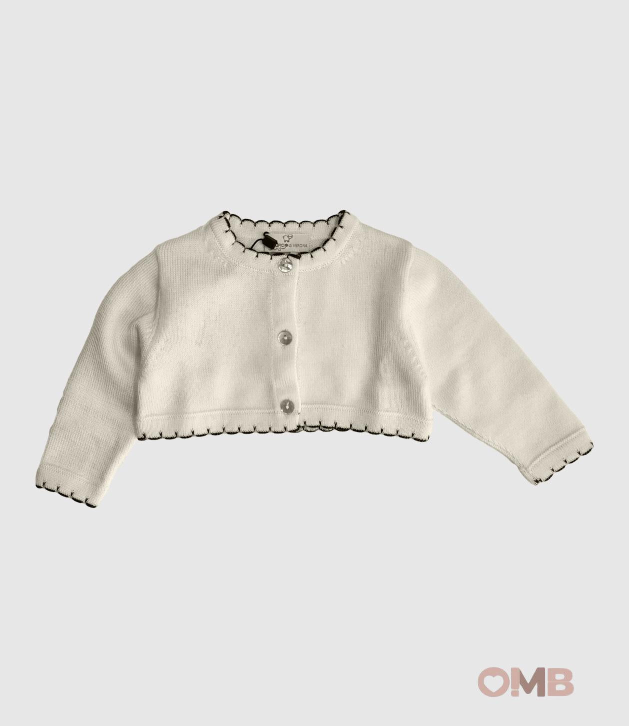Cardigan MAGLIFICIO VERONA neonata 45428 Panna 45428 PANNA MAGLIFICIO VERONA 