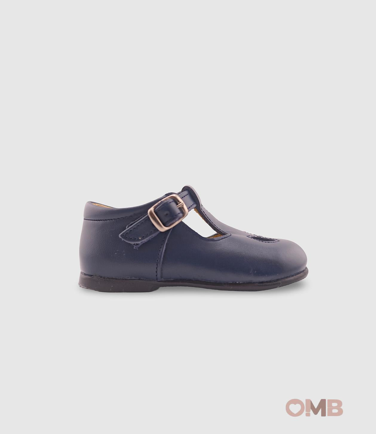 Scarpe Occhielli PANYNO bambina B2401 Blu B2401 PIEL NAPA NAVY PANYNO 