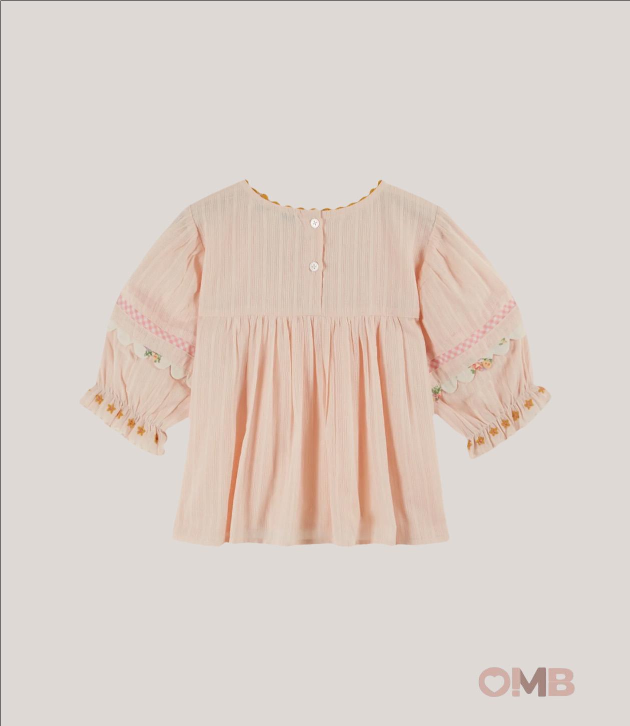 Blusa EMILE ET IDA bambina AD044 Rosa AD044 ROSA EMILE ET IDA 