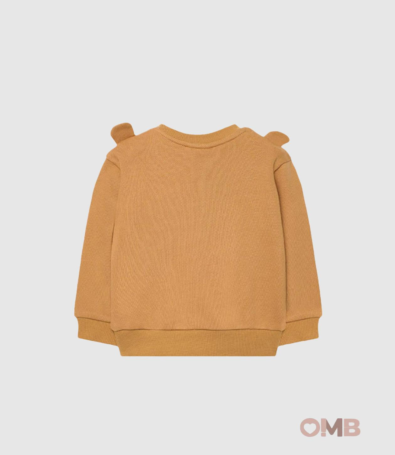 Felpa Boboli bambino 302050 Senape<BR/> 302050 SENAPE BOBOLI 