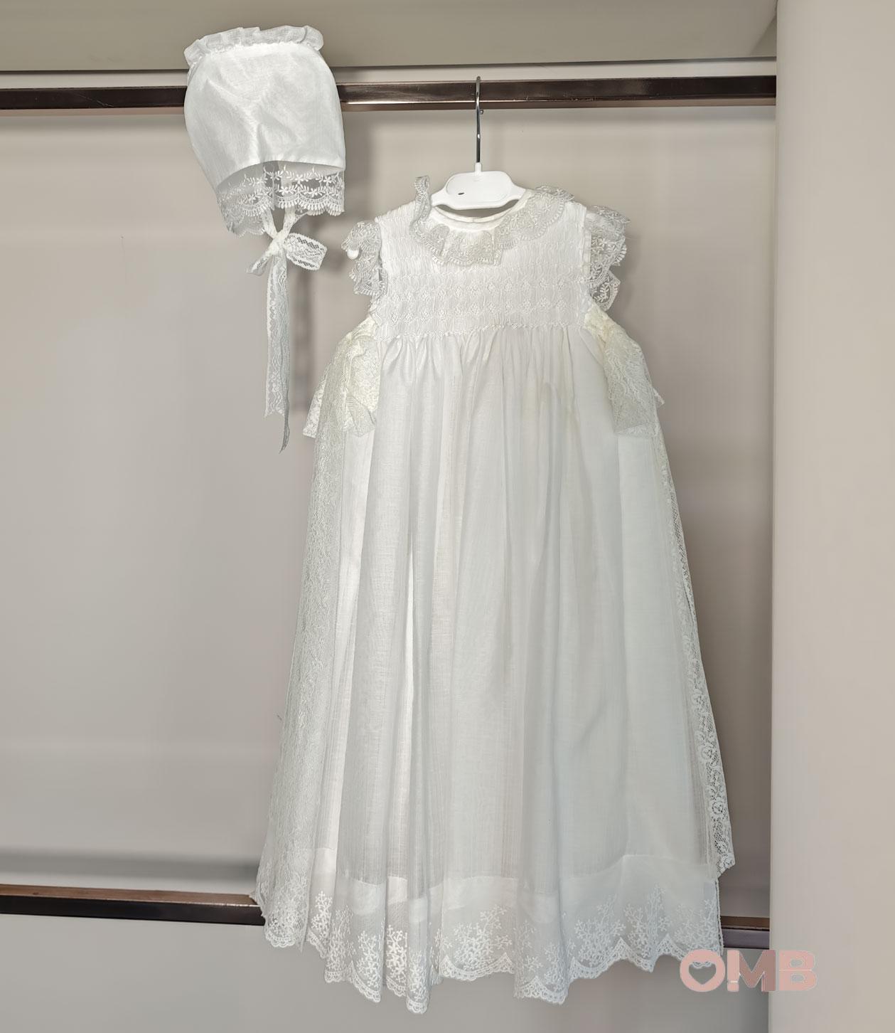 Abito neonata NISERET 5740 Panna<BR/> 5740 PANNA NISERET 