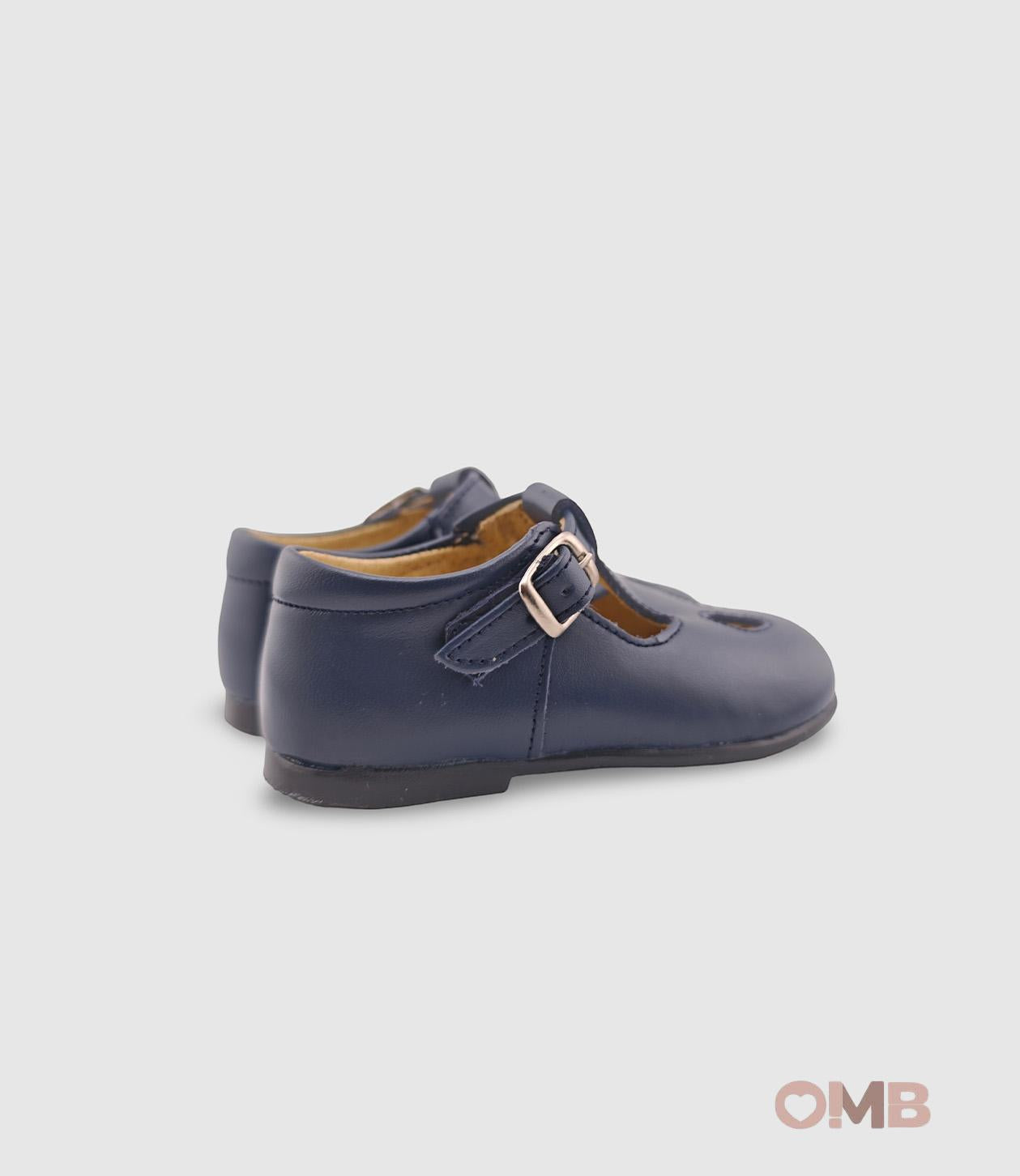 Scarpe Occhielli PANYNO bambina B2401 Blu B2401 PIEL NAPA NAVY PANYNO 
