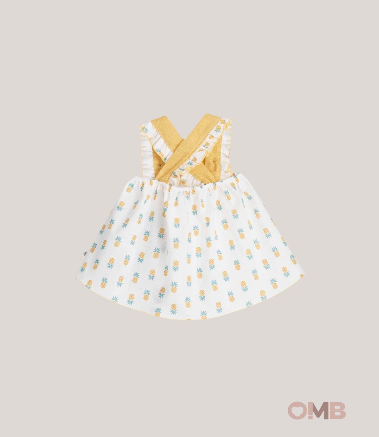 Abito CALAMARO BABY neonata 21324B Giallo 21324-B GIALLO CALAMARO BABY 