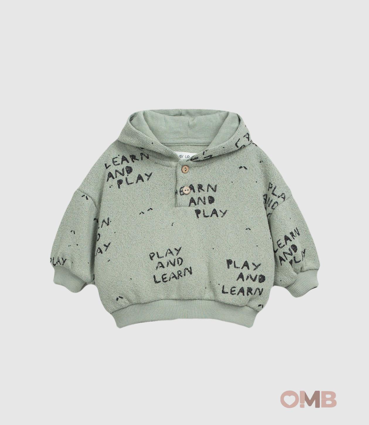 Felpa Play Up neonato 1AR11354 Verde 1AR11354 VERDE PLAY UP 