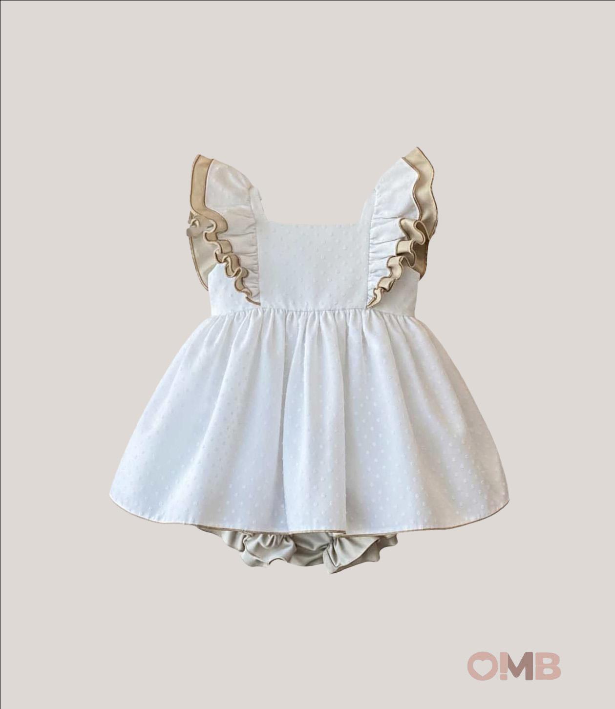 Abito bambina VALENTINA BEBES NUBE20 Bianco NUBE20 BIANCO VALENTINA BEBES 