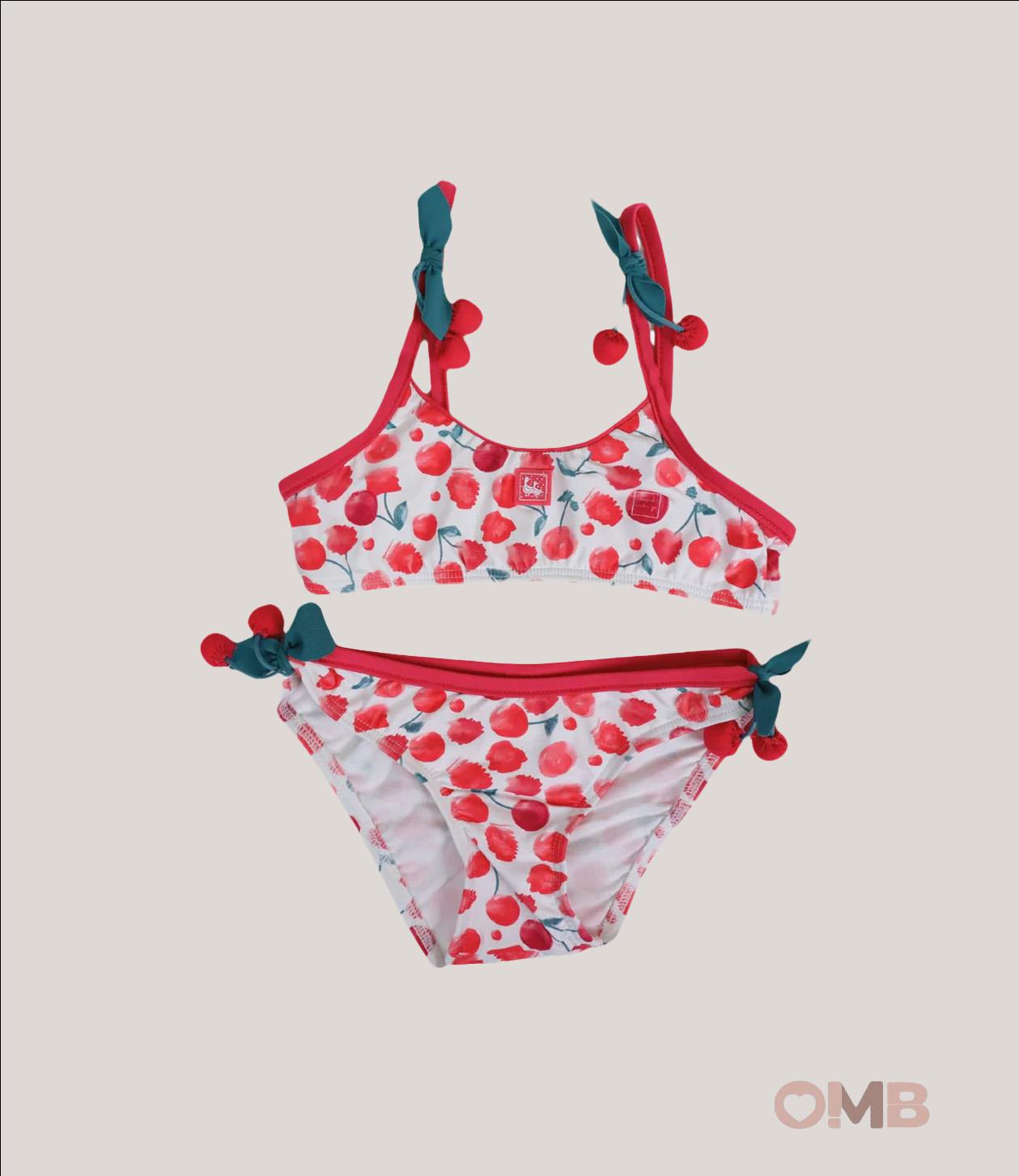 Bikini bambina AL AGUA PATOS V2640 Bianco V2640 CEREZAS AL AGUA PATOS 