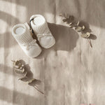 Babbucce neonata MAGLIFICIO VERONA 045535 Bianche 045535 LATTE MAGLIFICIO VERONA 