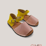 Minorchine Panyno bambina B1820 rosa giallo B1820. ROSA-GIALLO PANYNO 