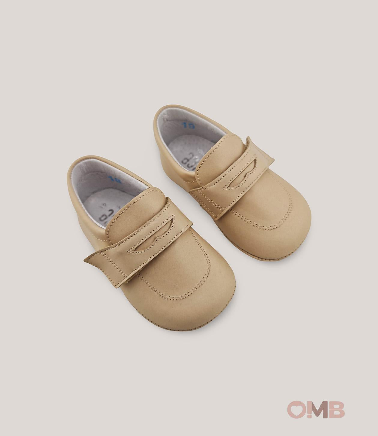 Mocassini neonato INDICE 376 Beige 376 BEIGE INDICE 