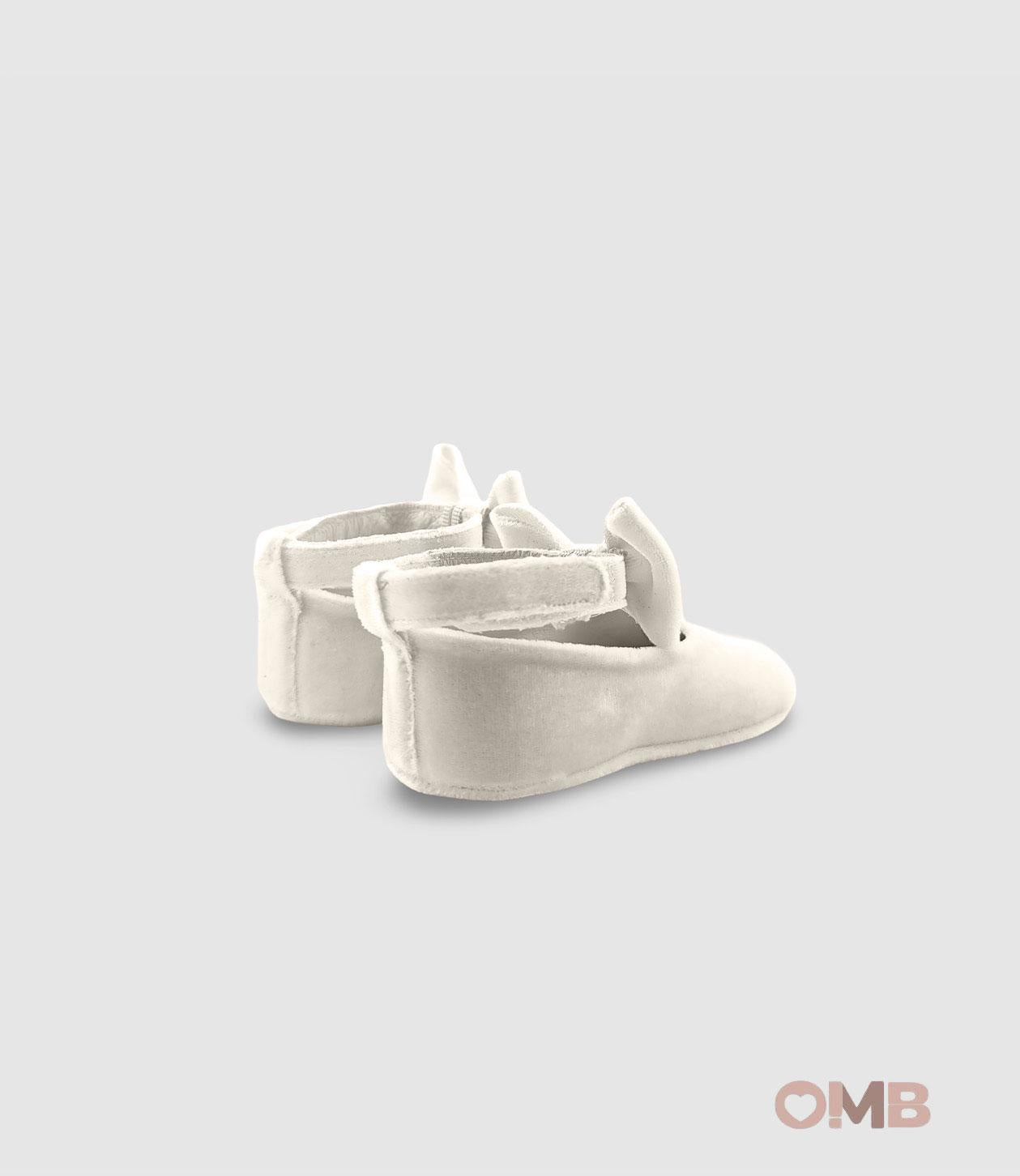 Scarpe culla PANYNO neonata A2705 Bianche A2705 PIEL SMART TERCIOPELO BLANCO PANYNO 