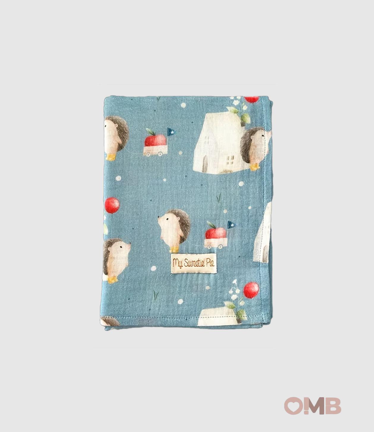 Mussola MY SWEETIE PIE neonato MUSSOLE Celeste MUSSOLE. RICCIO MY SWEETIE PIE 