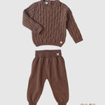 Completo Maglificio Verona neonato 45490 Marrone 45490 MARRONE MAGLIFICIO VERONA 