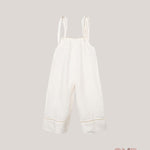 Salopette bambina PLAY UP 4AS11500 Bianco 4AS11500 BIANCO PLAY UP 