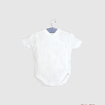 Body CALAMARO BABY neonata 01478 Bianco<BR/> 01478 BIANCO CALAMARO BABY 